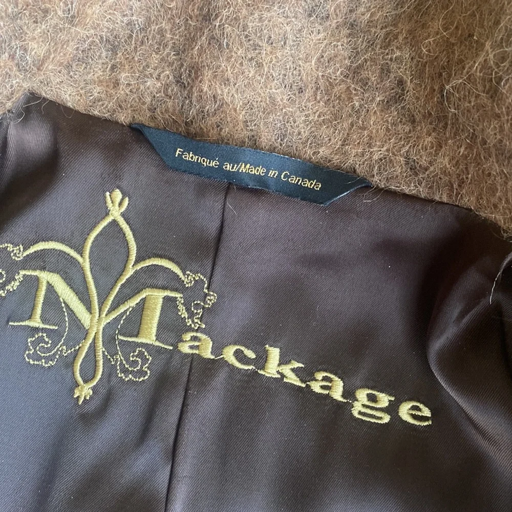 NEW Mackage womens pea coat sz. Small. Wool / Cashmere blend. Made in Canada - Picture 4 of 13